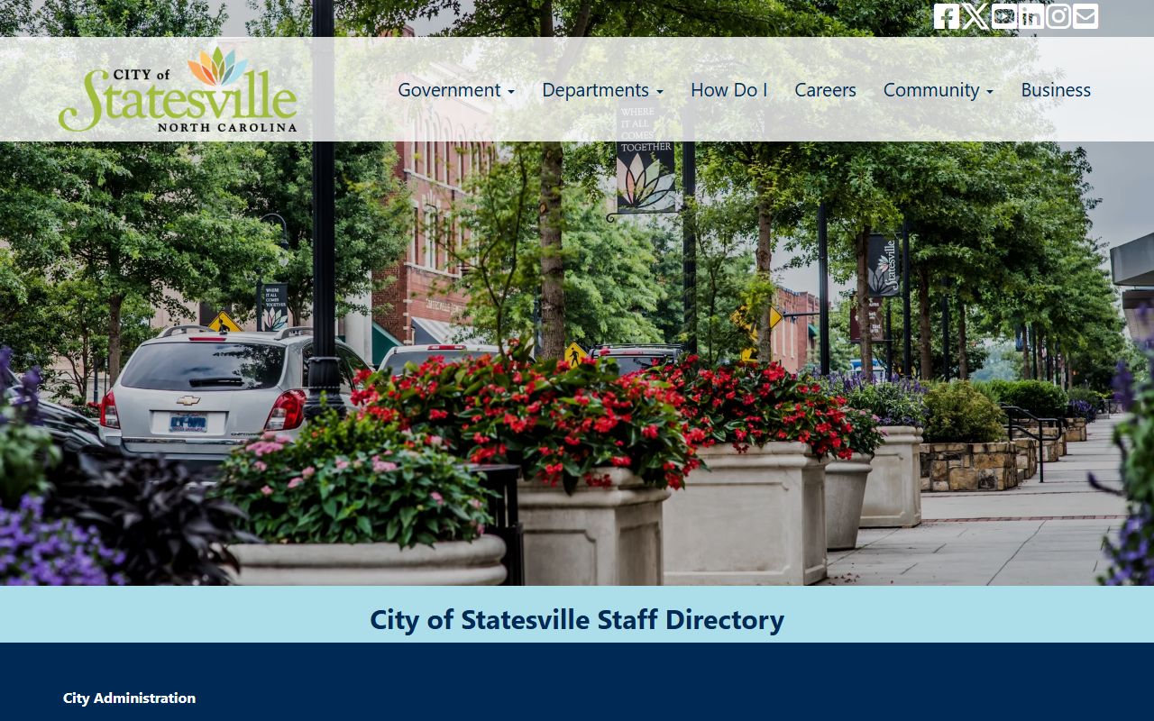Statesville phone directory city staff directory
