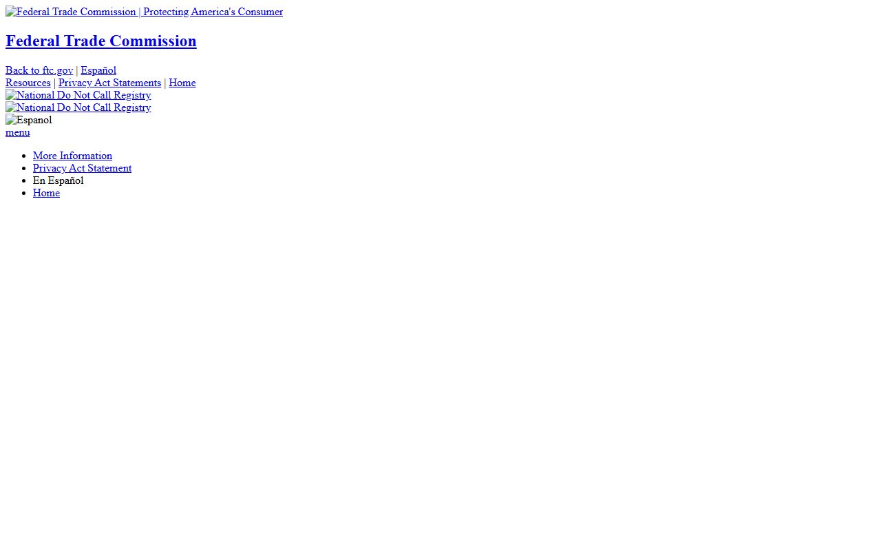 Statesville phone numbers National Do Not Call Registry